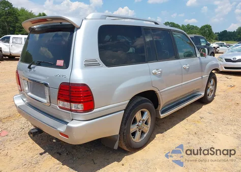 2006 Lexus Lx 470 из США, поврежденный, VIN JTJHT00W264010381